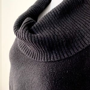 INC, XL black cowl neck sweater, shirt waist